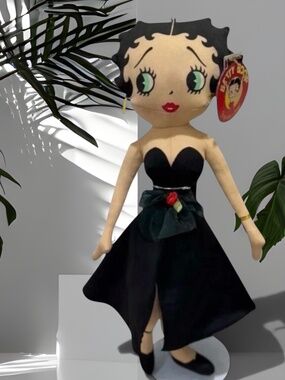 Betty Boop Evening LBD1999 Kellytoy Cloth Rag Doll 18”